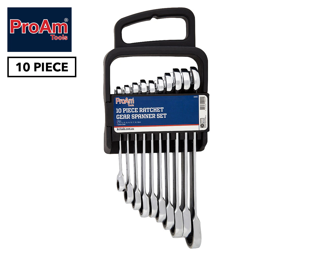 ProAm Tools 10-Piece Ratchet Gear Spanner Set