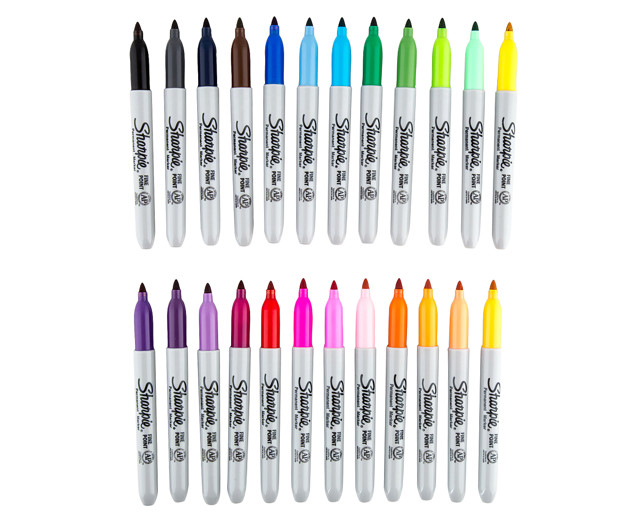 Sharpie Fine Point Permanent Markers 24-Pack | Catch.co.nz