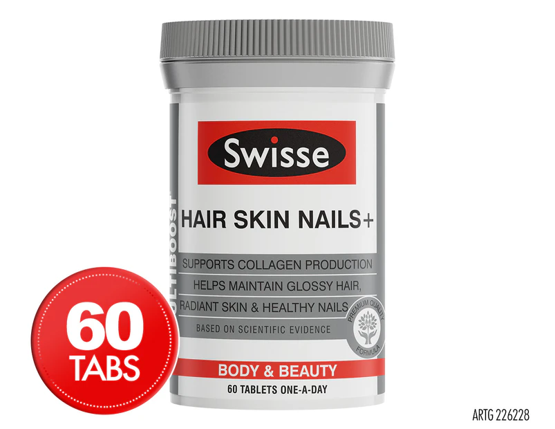 Swisse Ultiboost Hair Skin Nails+ 60 Tabs