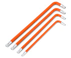 KC Tools Extra Long Tamperproof Star Key 9-Piece Set - Orange