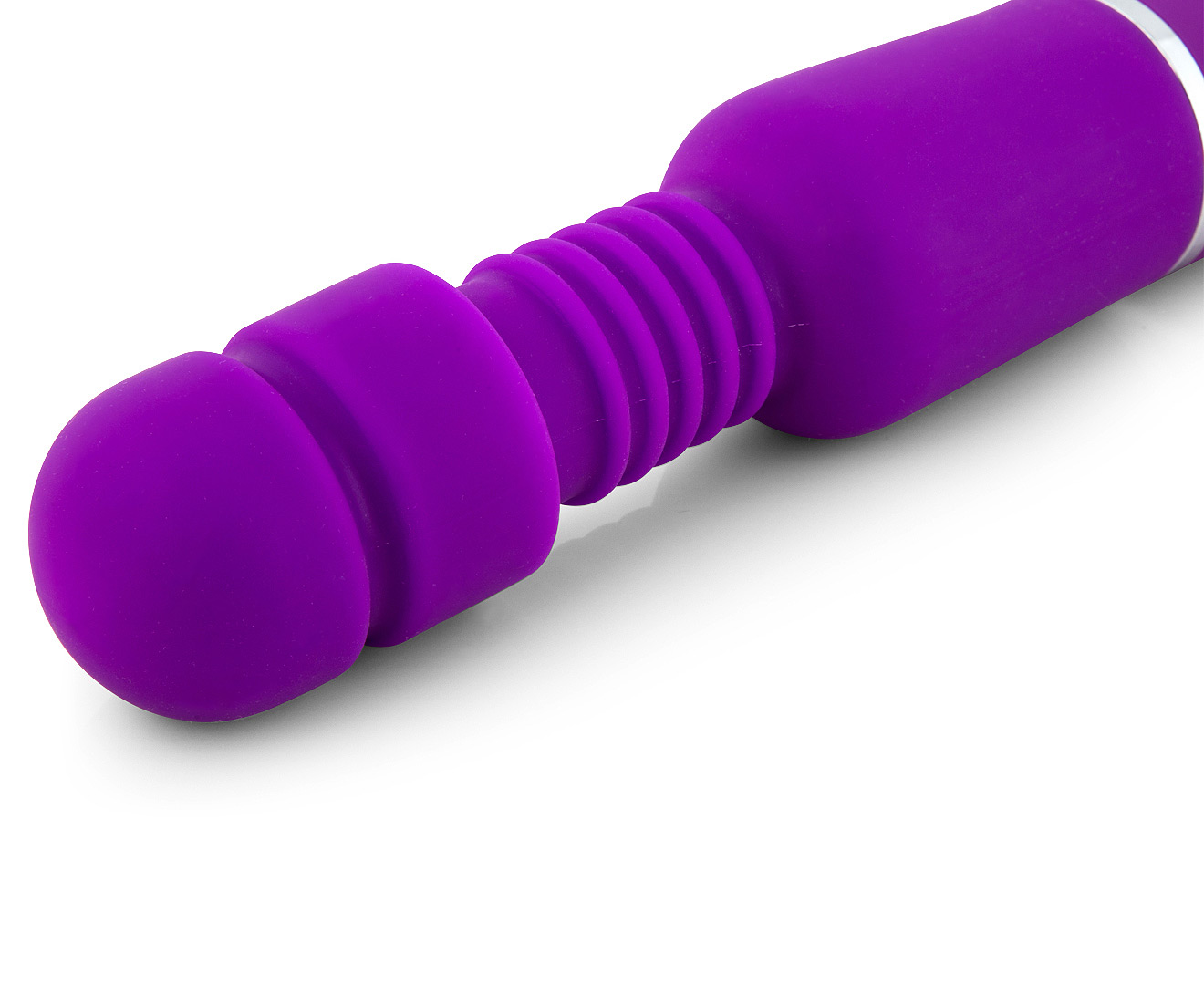 7Inch Splash Shock Silicone Vibrator Lavender Scoopon Shopping