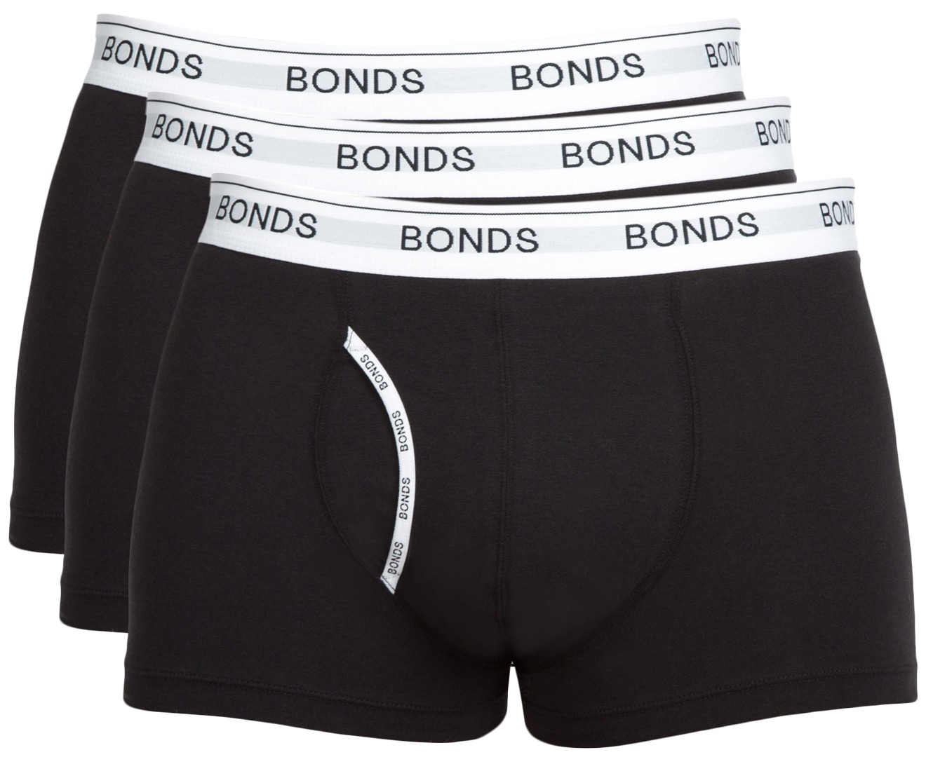 Bonds Men's Guyfront Trunk 3-Pack - Black | eBay