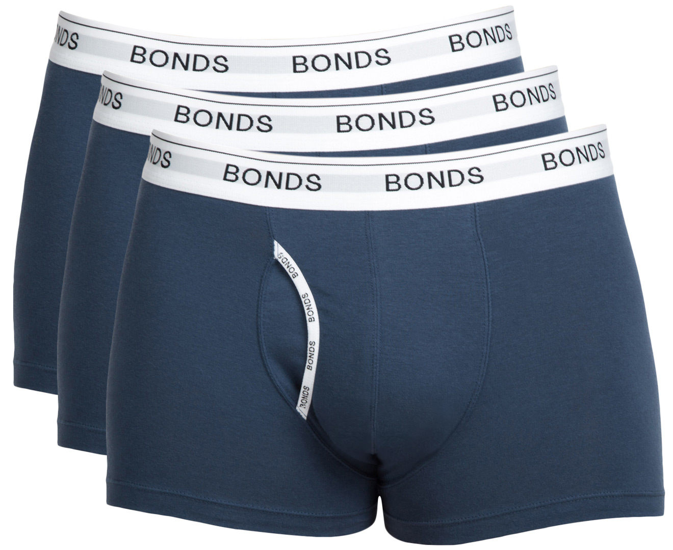 Bonds Men's Guyfront Trunk 3-Pack - Navy | Great daily deals at ...
