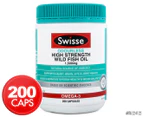 Swisse Odourless High Strength Wild Fish Oil 1500mg 200 Caps