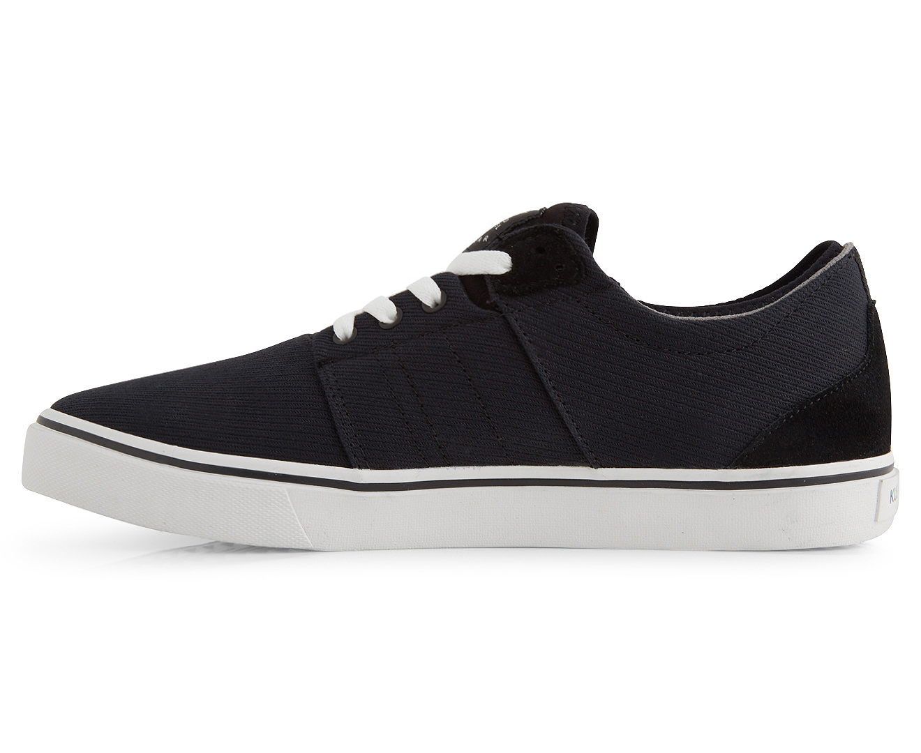 Kustom Men's Scape Vulc Sneaker - Black Twill | Catch.com.au