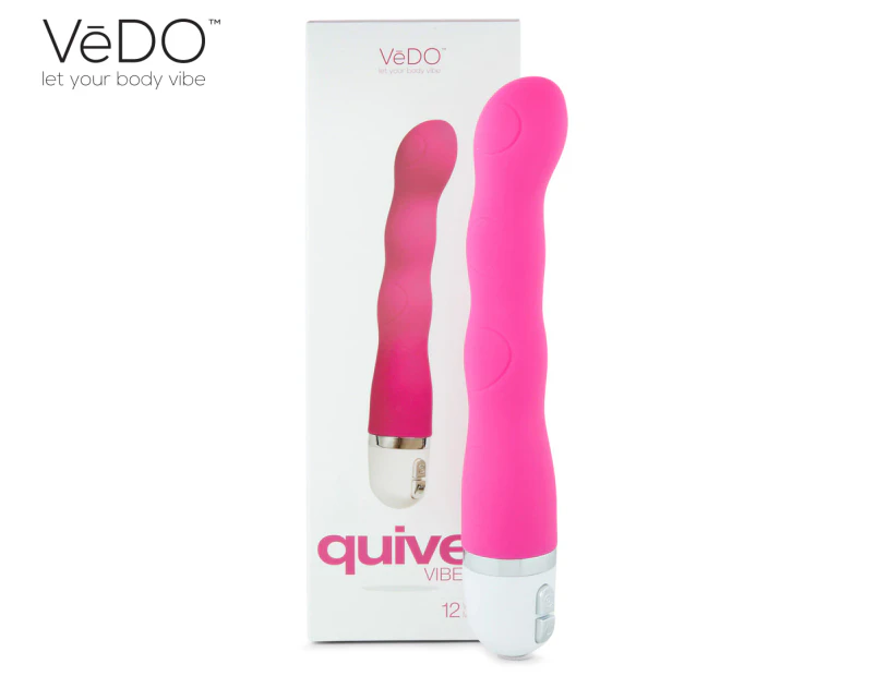VeDO Quiver Vibe G-Spot Stimulator - Hot In Bed Pink