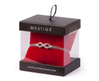 Mestige Infinity Friendship Bracelet w/ Swarovski® Crystals - Silver