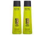 2 x KMS California Hair Play Texture Shampoo 300ml