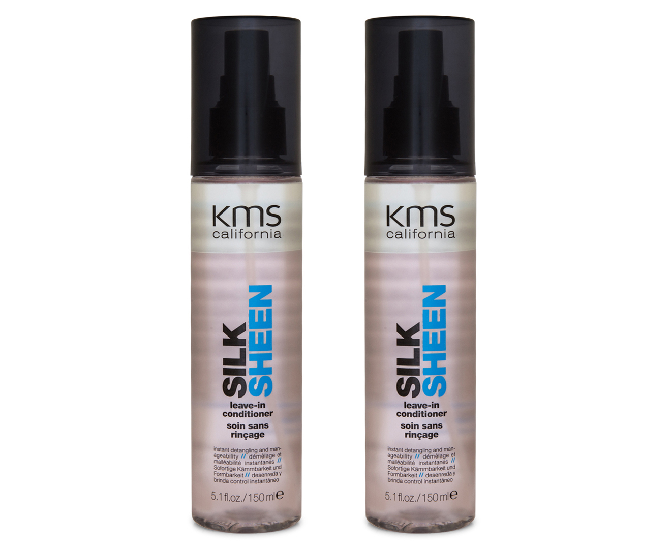 2 X Kms California Silk Sheen Leave In Conditioner 150ml Catch Com Au