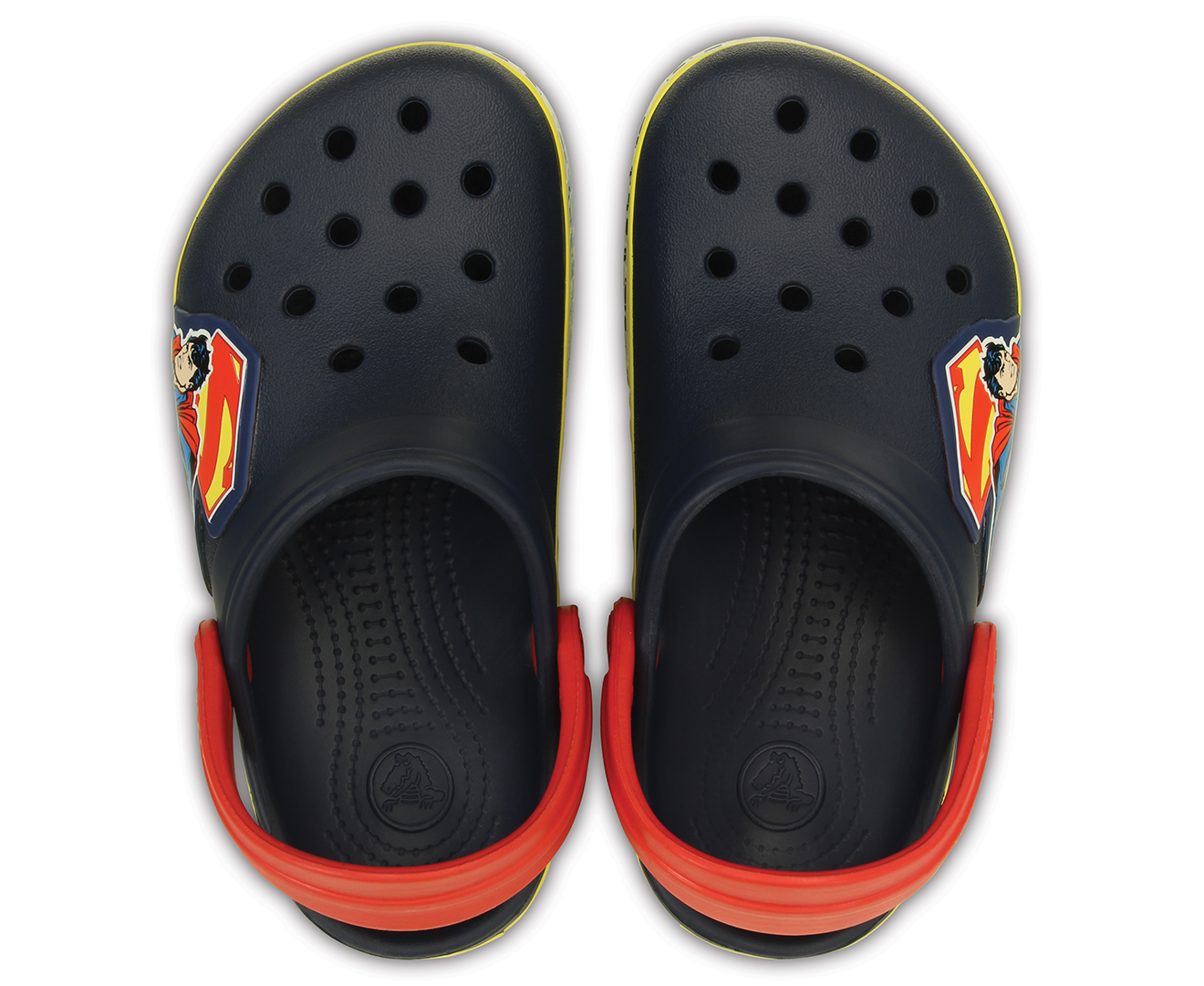Crocs Kids' Superman Crocband Clog - Navy/True Red | Mumgo.com.au