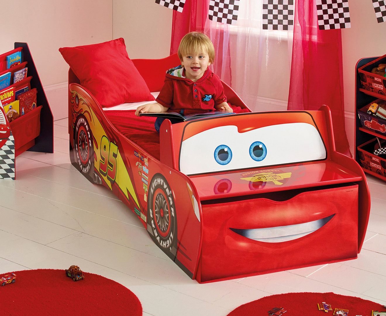 Cars Lightning McQueen Toddler Bed Red Catch Com Au   587c28115f22c030340313 