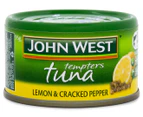 2 x John West Tuna Tempters Lemon & Cracked Pepper 4pk
