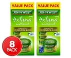 2 x John West Tuna Chunk Style In Olive Oil Blend 4pk 1