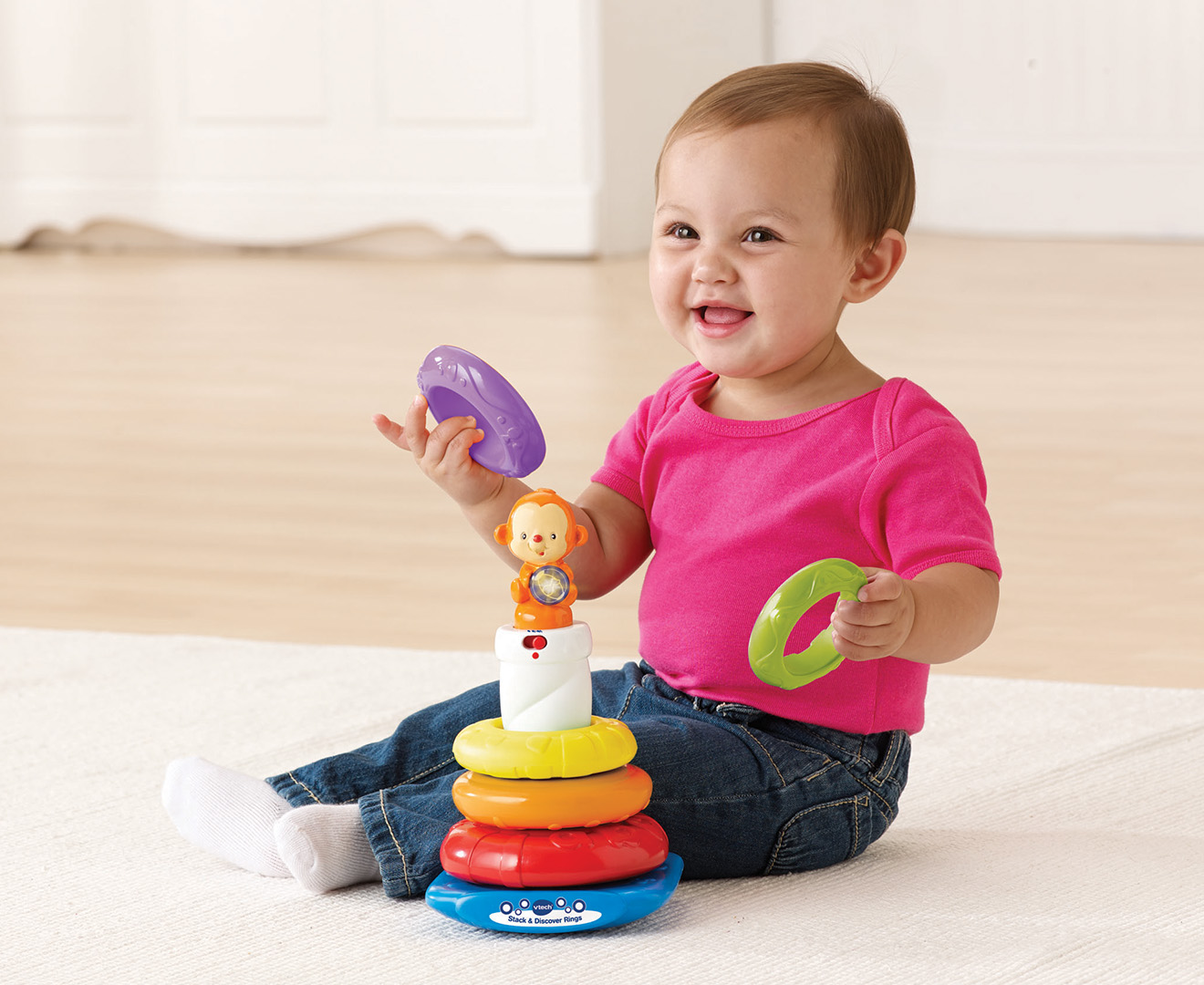 VTech Baby Stack and Discover Rings | Catch.co.nz