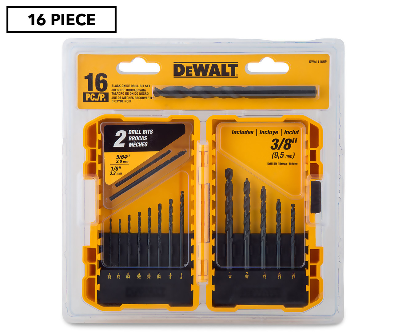 dewalt 16 piece drill bit set