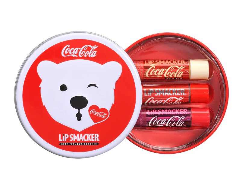Lip Smacker Coca-Cola 3Pc Collection Round Tin