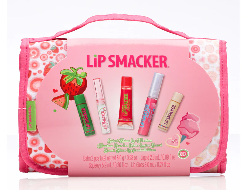 Lip Smacker Sweet Shine Lip Carry Case Collection