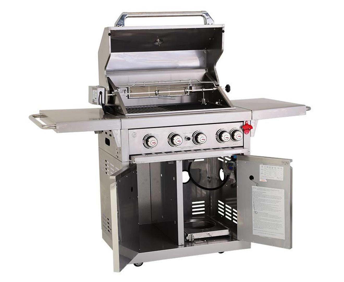 Gasmaster Hero 4 Burner BBQ Stainless Steel M tch