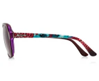 GUESS Women's Leopard Print Sunglasses - Red/Brown