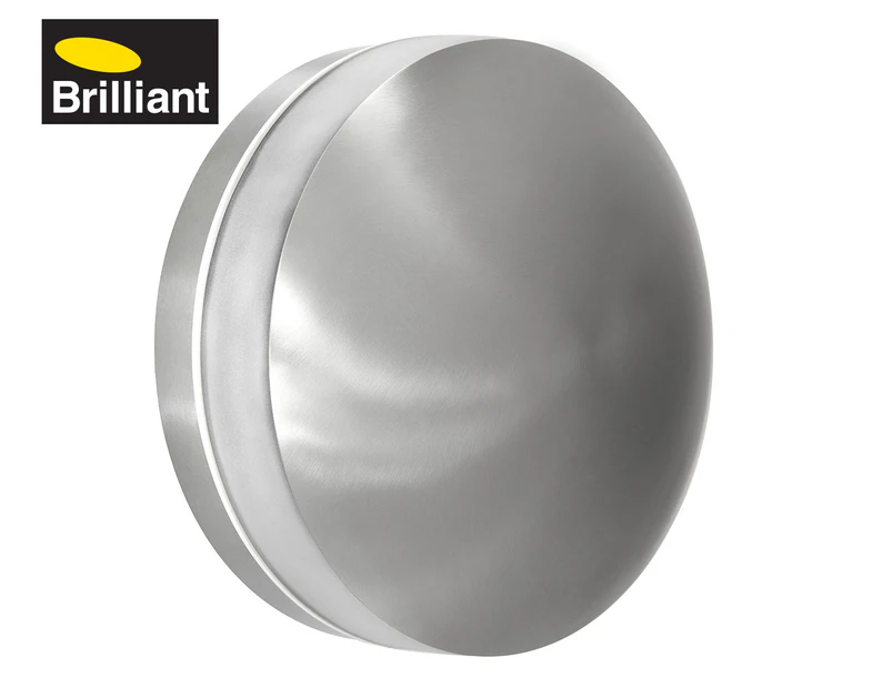 Brilliant Lighting Bullet Small Domed Wall Light - Silver