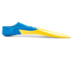Mirage Adult 9-11 Deluxe Rubber Swim Fins - Yellow/Blue