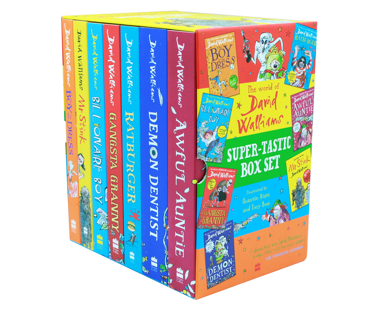 World Of David Walliams Super-Tastic 7-Book Box Set | Catch.com.au