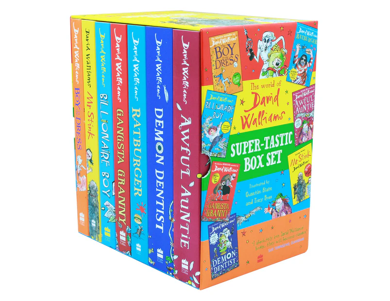 World Of David Walliams Super-Tastic 7-Book Box Set 
