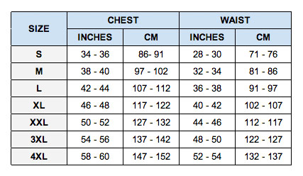 Russell Athletic Size Chart