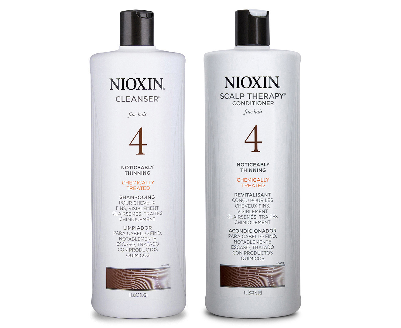 Nioxin System 4 Cleanser & Conditioner Pack 1L | GroceryRun.com.au