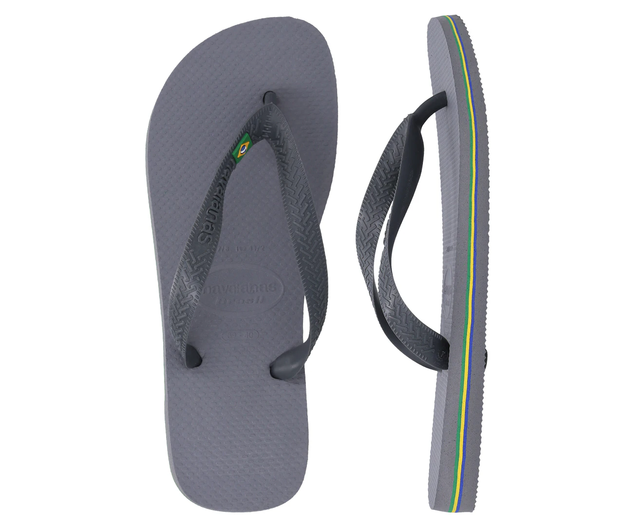 Havaianas Brasil Thongs - Steel Grey