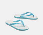 Havaianas Unisex Traditional Thongs - White/Blue