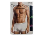 Calvin Klein Men's Cotton Stretch Low Rise Trunk 3-Pack - Black/Multi