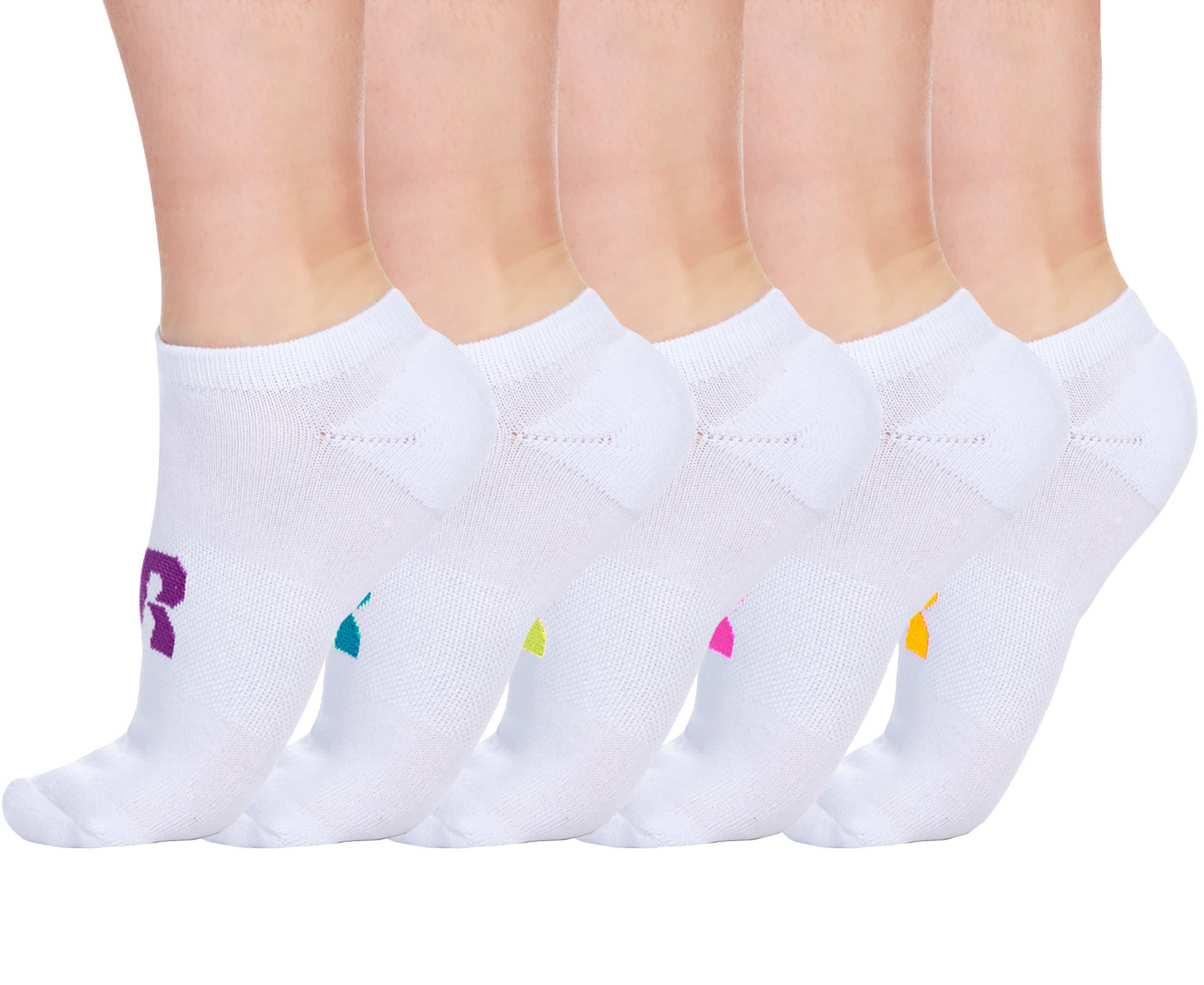 Russell Athletic Women's Concealed Sock 5-Pack - White | Scoopon Shopping