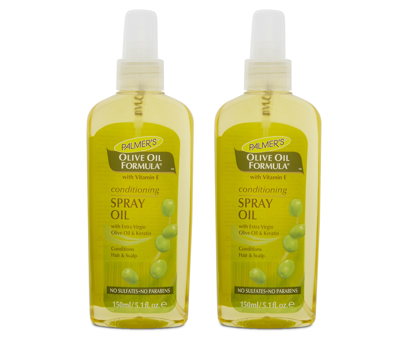 2 x Palmer's Olive Oil Formula Conditioning Spray Oil 150mL ...