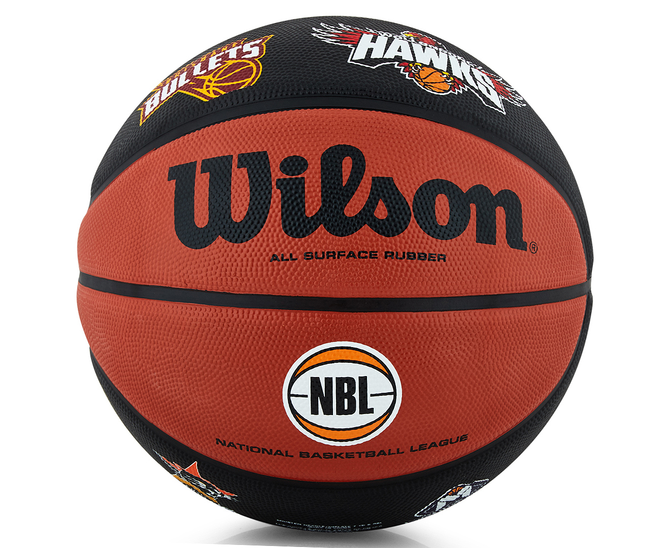 Wilson NBL All Teams Size 7 Basketball - Multi | Great daily deals at ...