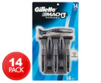 Gillette Mach3 Disposable Razors 14pk