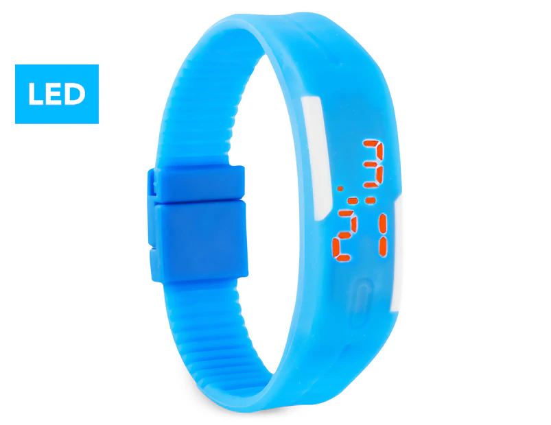 LED Silicone Watch - Blue