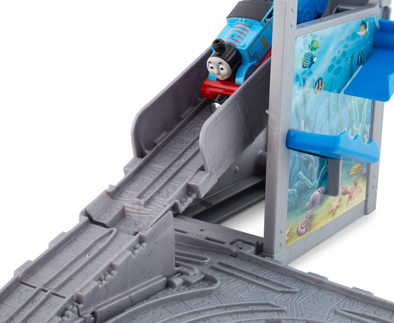 Thomas & Friends Take-n-Play Thomas' Shark Exhibit Playset | M