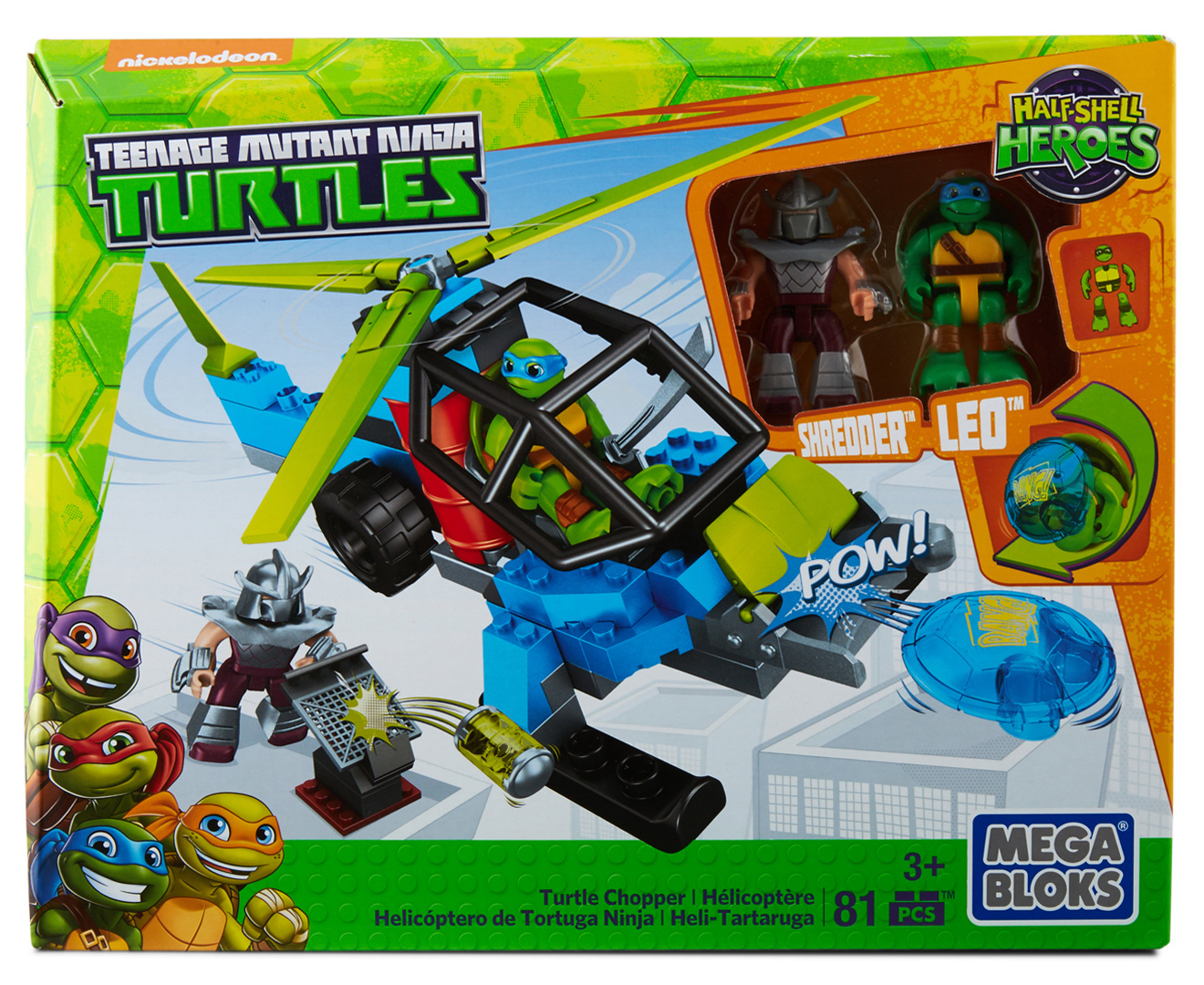 TMNT Mega Bloks Turtle Chopper | Mumgo.com.au