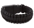 Outdoor Survival Bracelet - Black