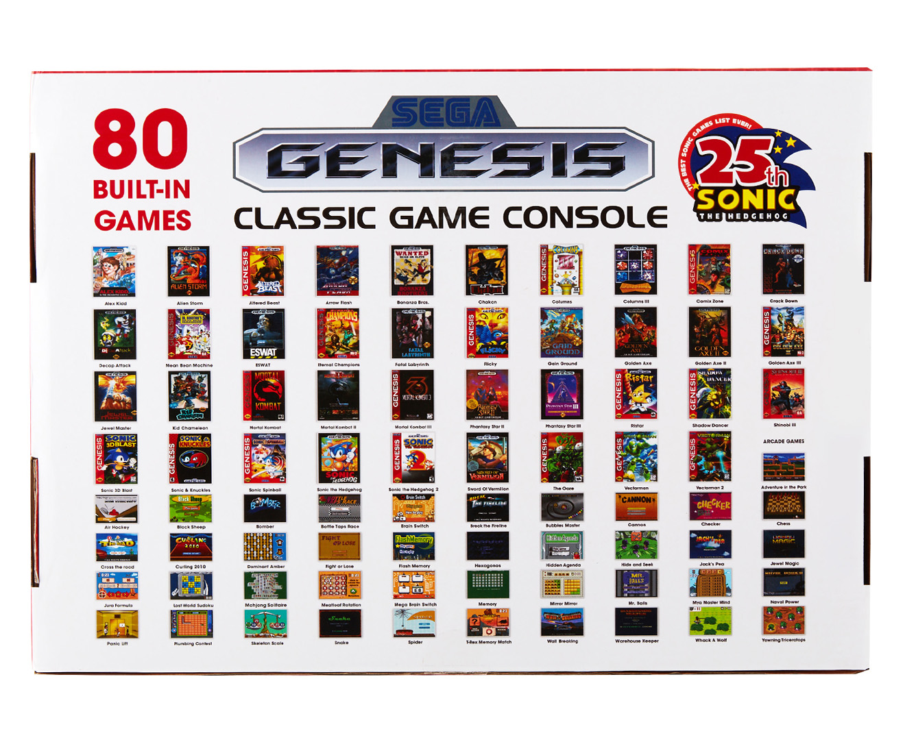 sega genesis classic games