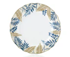 Epoch by Noritake Batik Garden 12-Piece Dinner Set - Blue/Tan