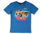 Undercover Crew Boys' Racing Car 2Pc Pyjama Set - Denim Blue/Black