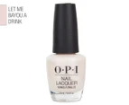 OPI Nail Lacquer 15mL - Let Me Bayou A Drink