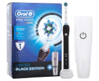 Oral-B Pro 1000 Electric Toothbrush Limited Black Edition + Bonus Travel Case