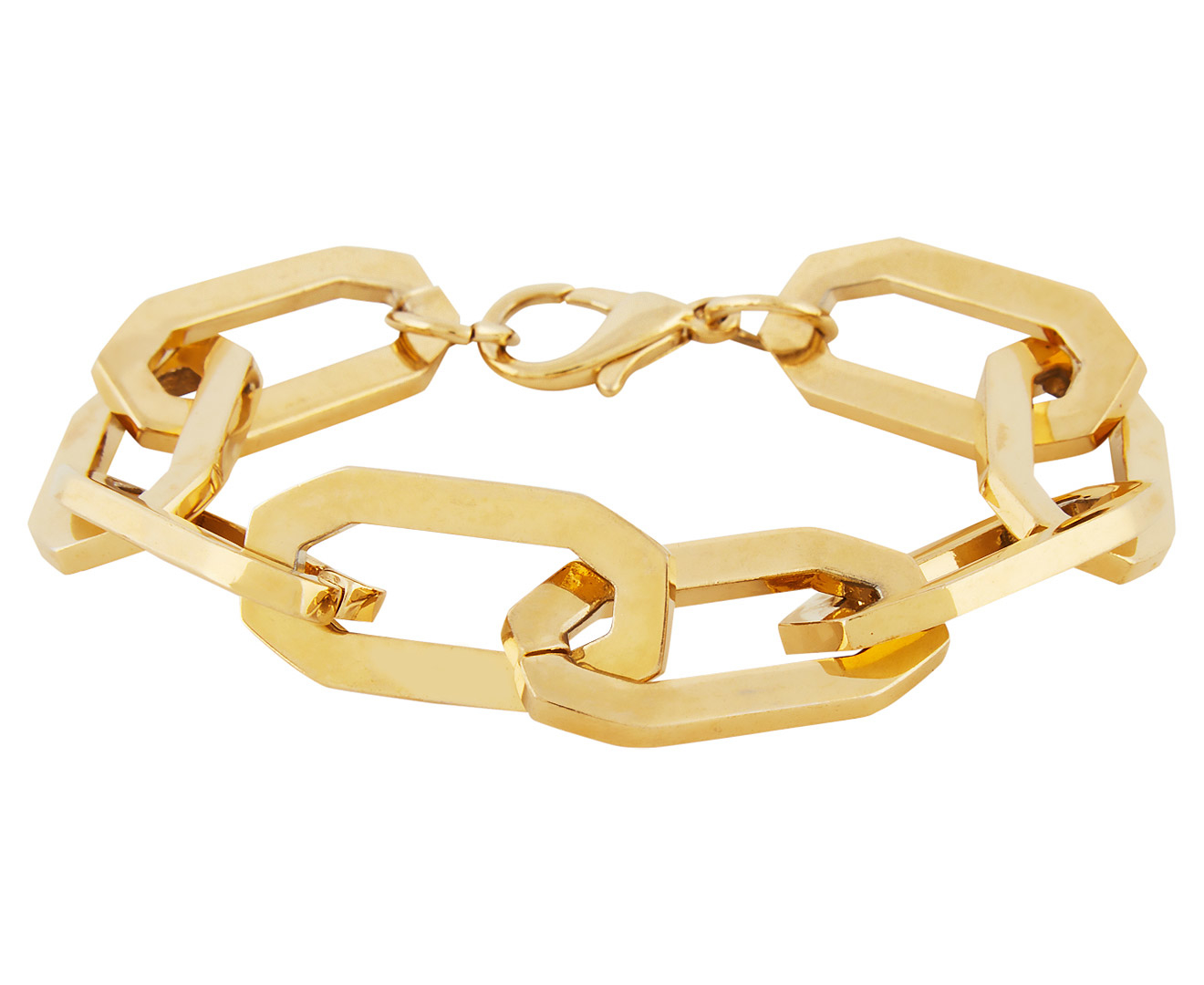 Barcs Linked Bracelet - Gold | Scoopon Shopping