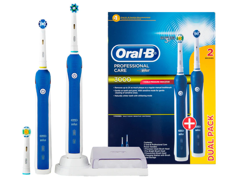 Oral-B Pro 3000 Power Kit + Bonus Handle |