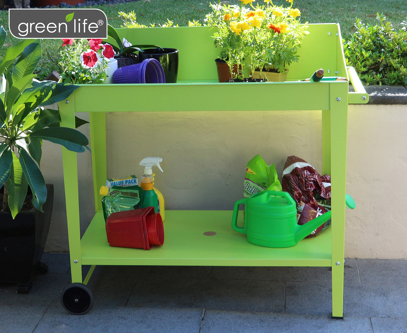 Lime Potting Bench | Stay At Home Mum