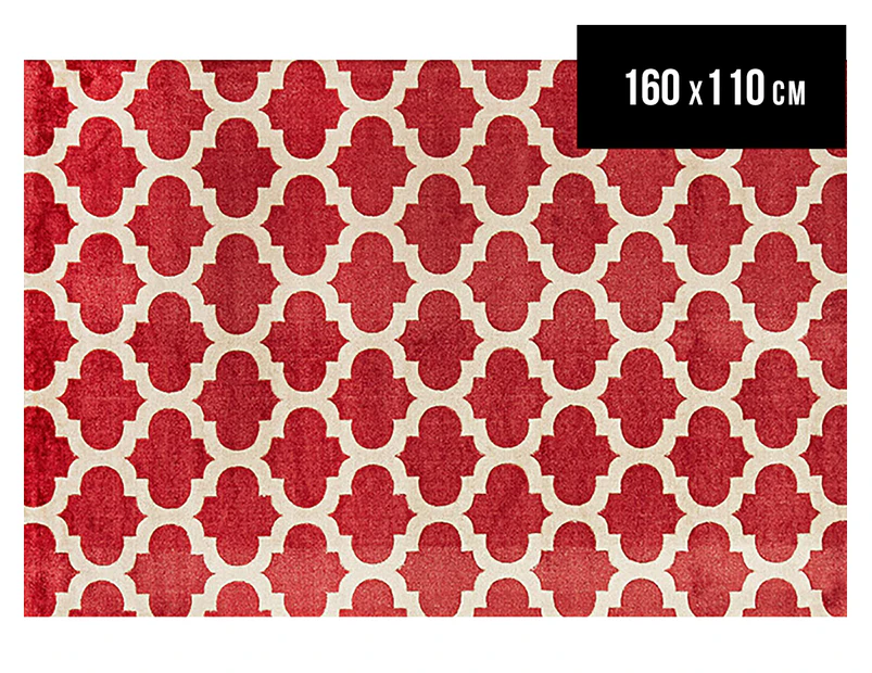 Moroccan 160 x 110cm Zen Rug - Red