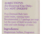 2 x Dermasil Epsom Salt Lavender 369g